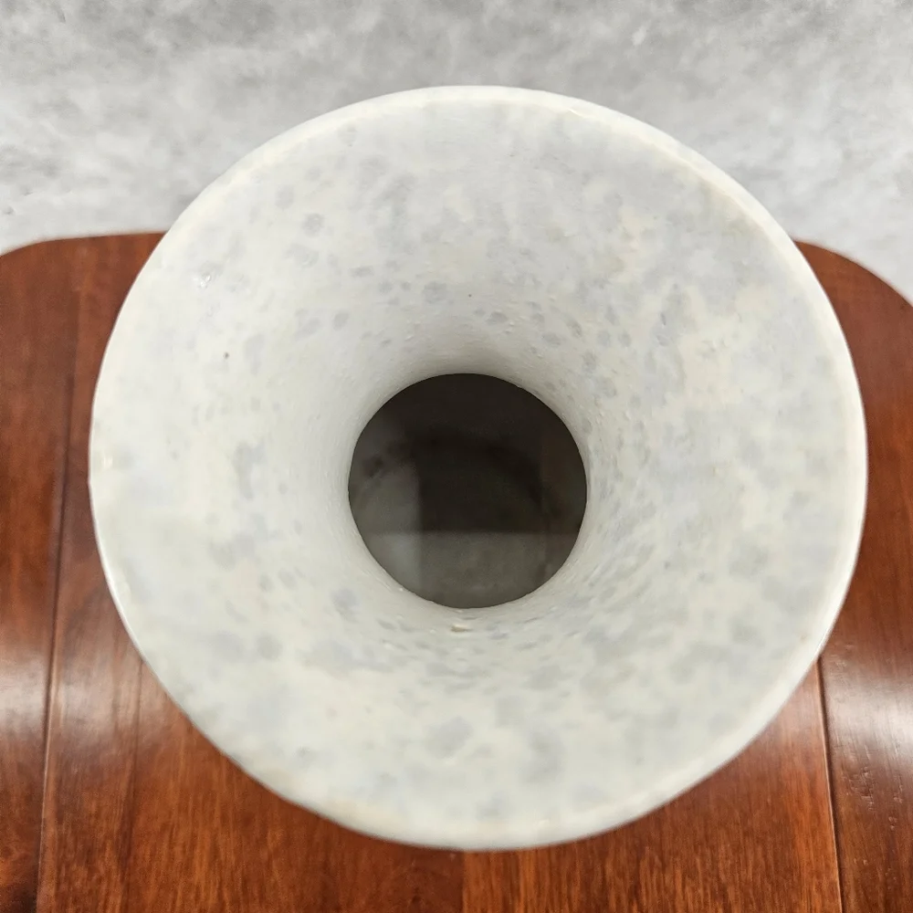 Vintage Ceramic Vase West Germany geometric‎ design MCM Retro 7x4